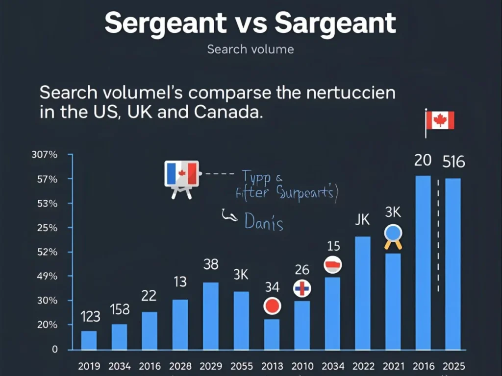 Sergeant or Sargeant – Google Trends & Usage Data