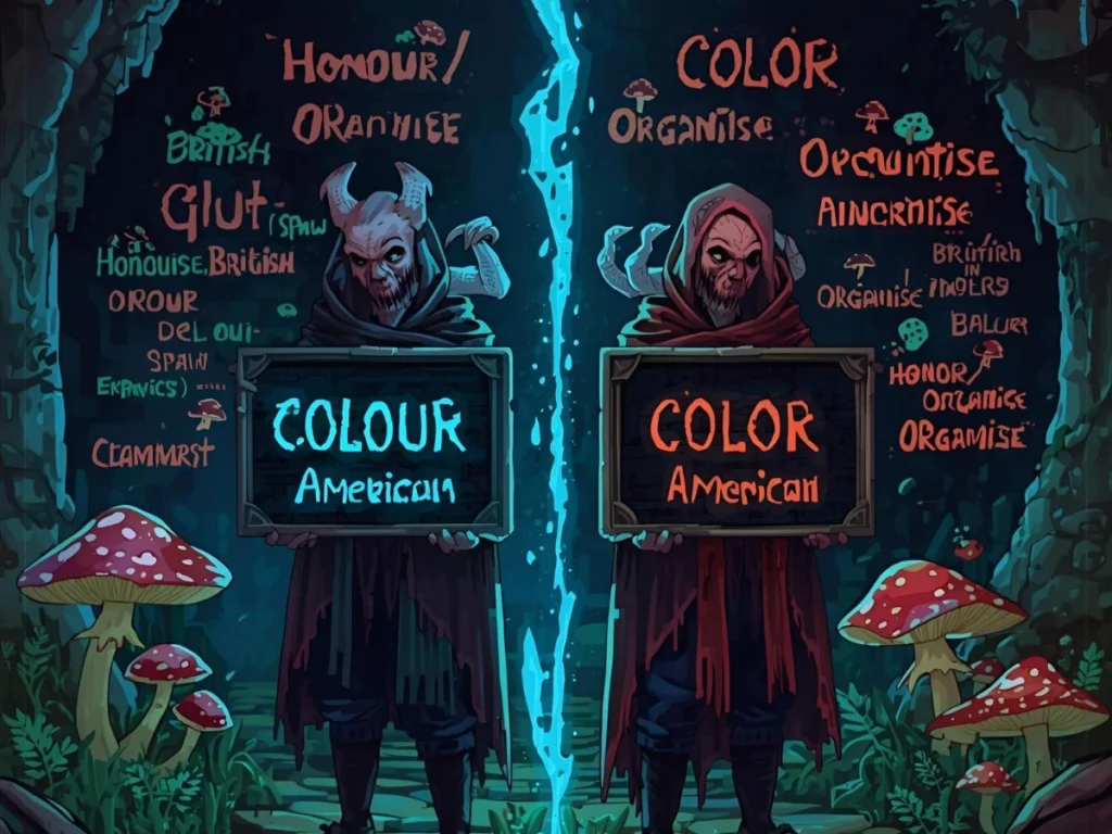 British English vs American English Spelling