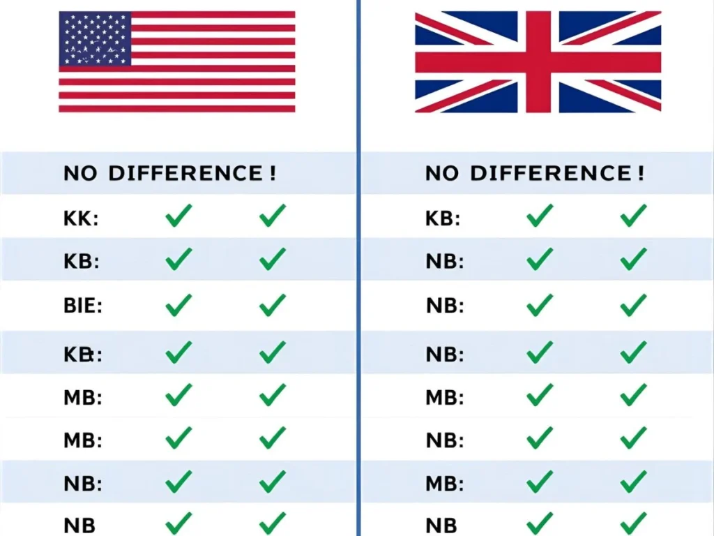 British English vs American English Spelling