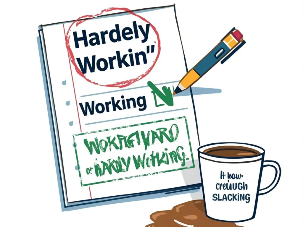Common Mistakes with Working Hard or Hardly Working