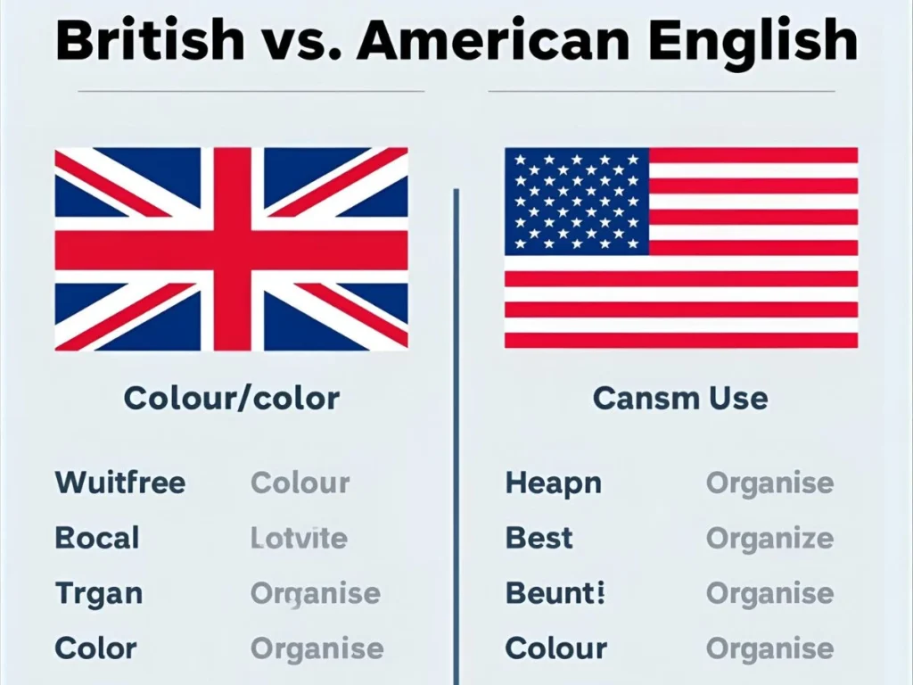 British English vs American English Spelling