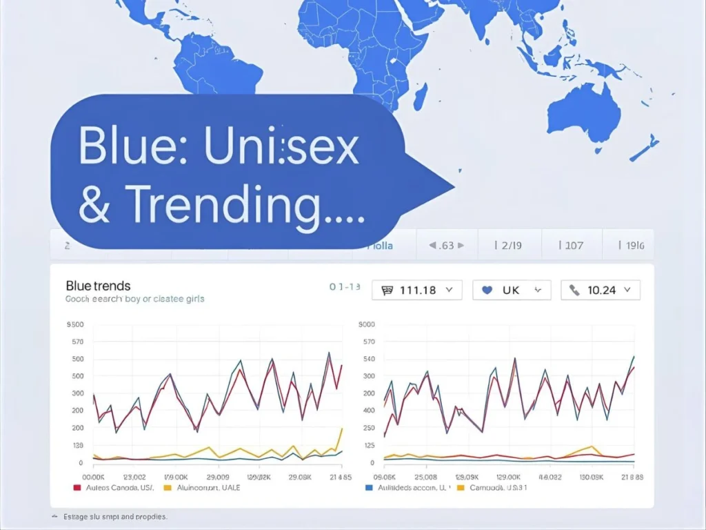 Is Blue a Boy or a Girl – Google Trends & Usage Data