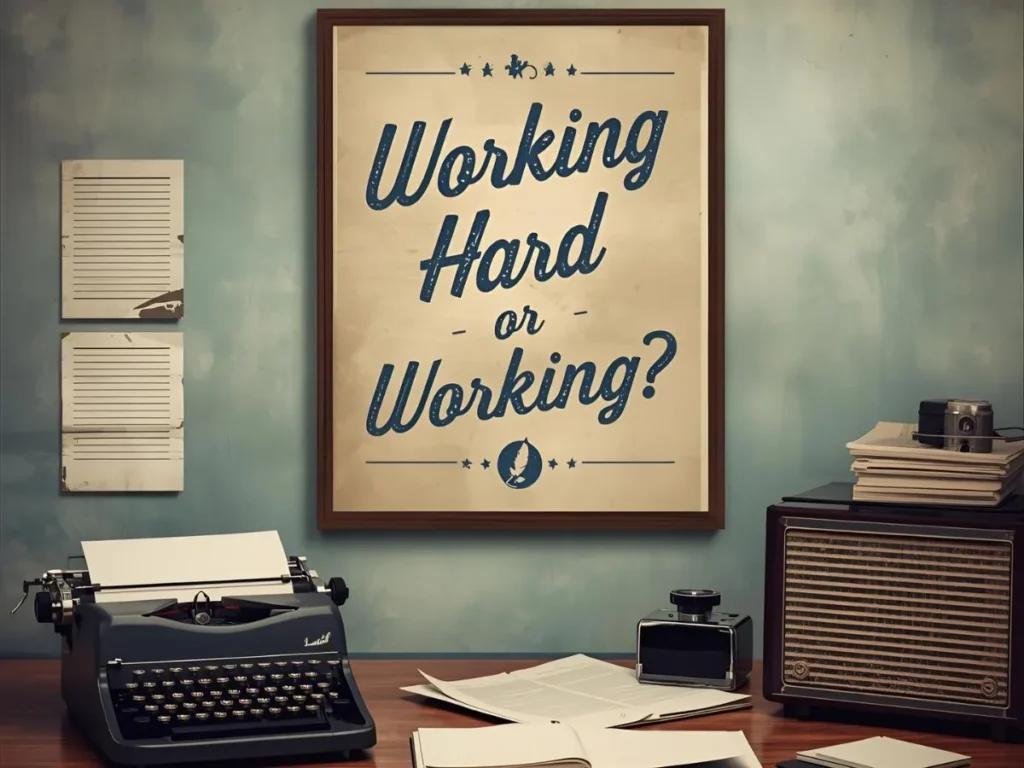 The Origin of Working Hard or Hardly Working