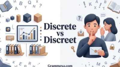Discrete vs Discreet