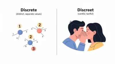 Discrete vs Discreet