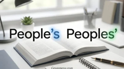 People's or Peoples'