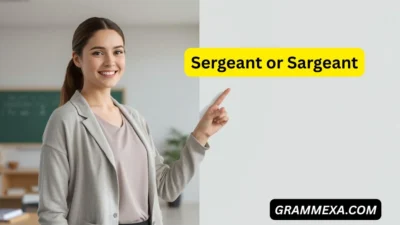 Sergeant or Sargeant