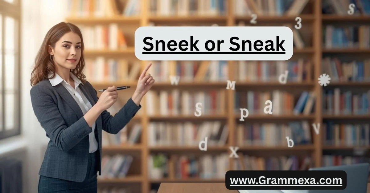 Sneek or Sneak