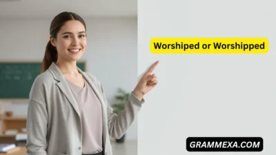 Worshiped or Worshipped