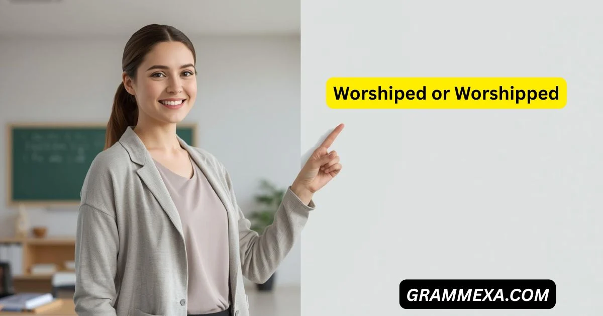 Worshiped or Worshipped