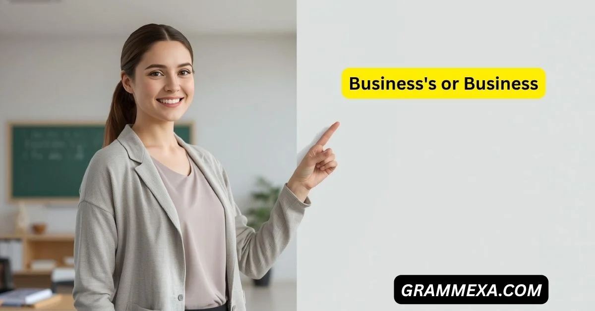 Business's or Business'