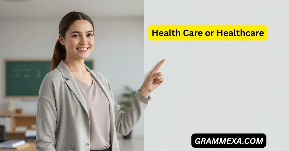 Health Care or Healthcare