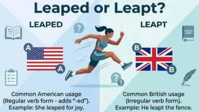 Leaped or Leapt