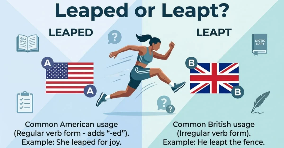 Leaped or Leapt