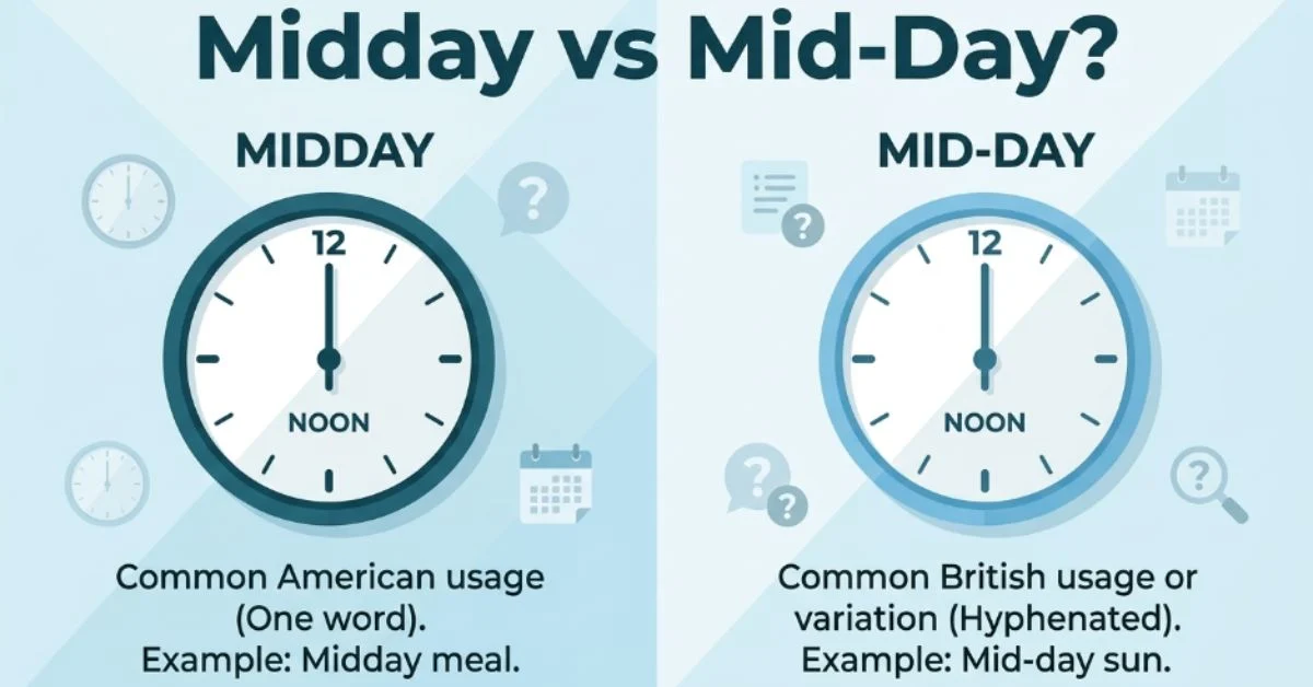 Midday or Mid-Day