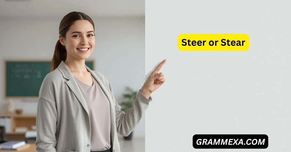 Steer or Stear