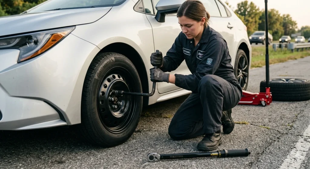 Fully Tighten the Lug Nuts