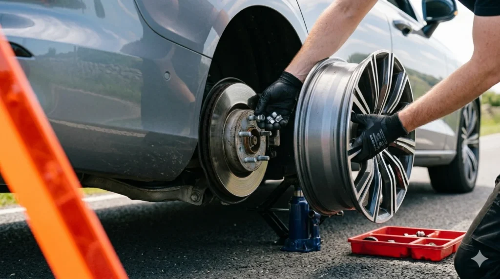 Remove the Lug Nuts Completely